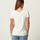 Camiseta decote Redondo Saudade | OFF WHITE