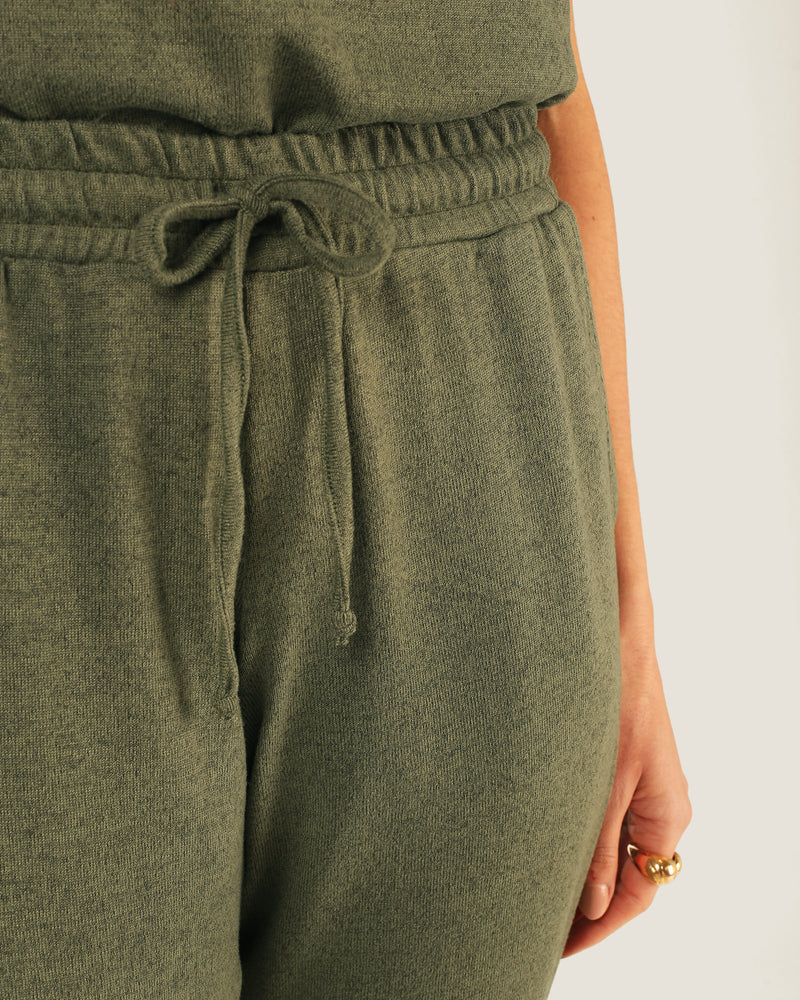 Calça Jogger Verde Oliva | Algodão