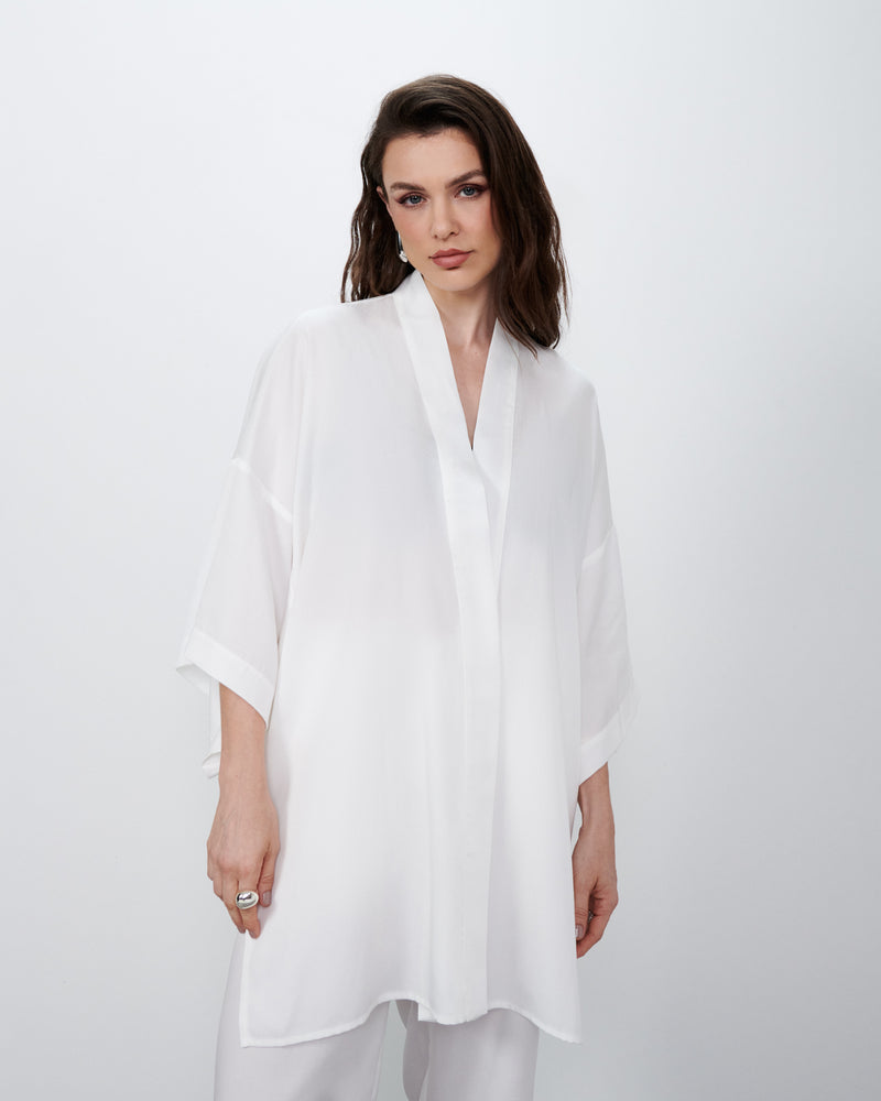 Kimono Amplo Off White | Aurora