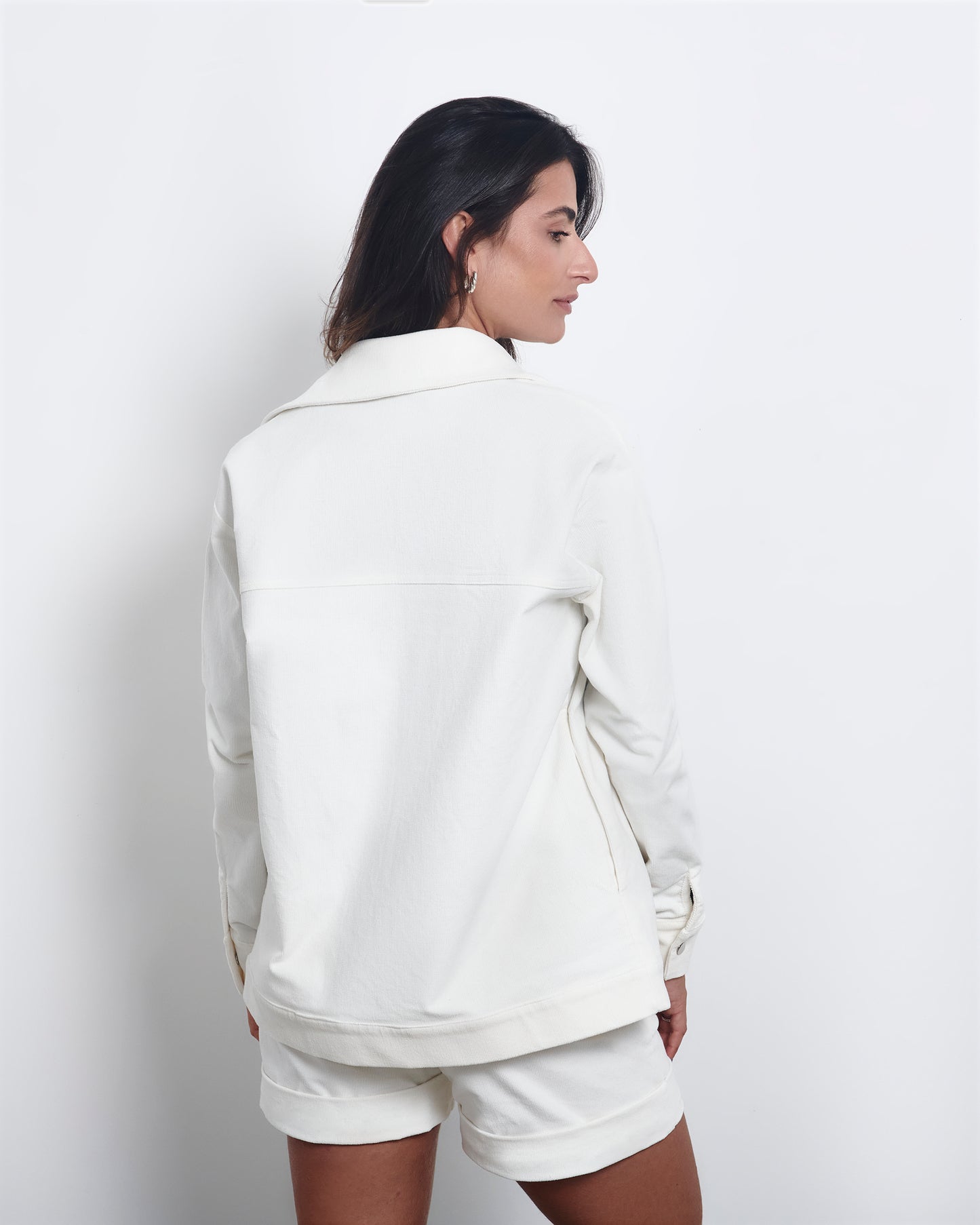 Camisa Veludo Cotele Elemento | OFF WHITE