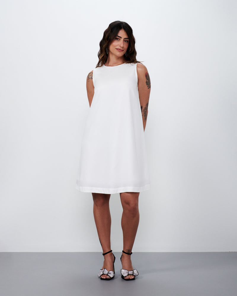 Vestido Curto Off White | Ibiza